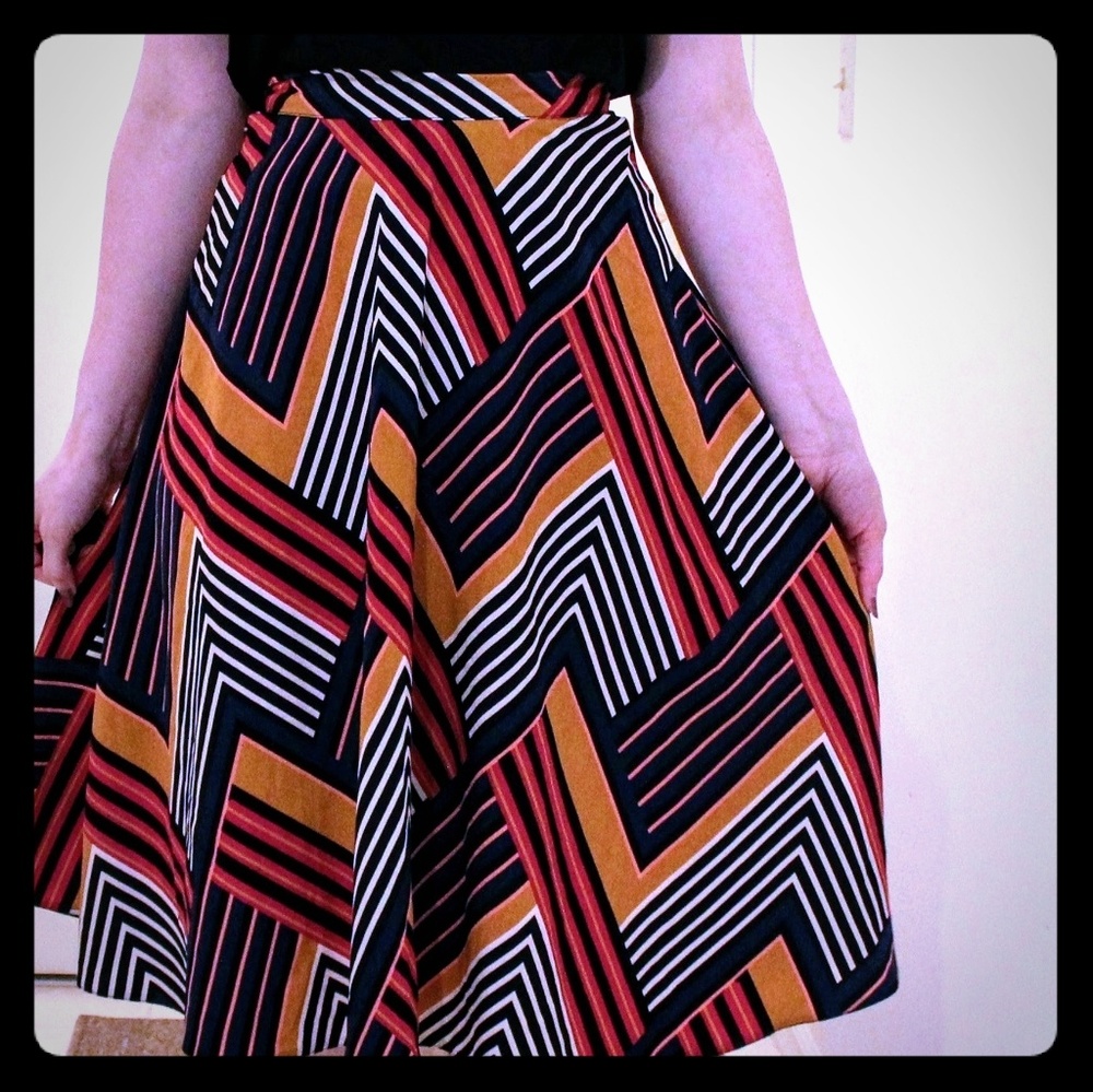 Miss Selfridge - Colorful A-Line Skirt